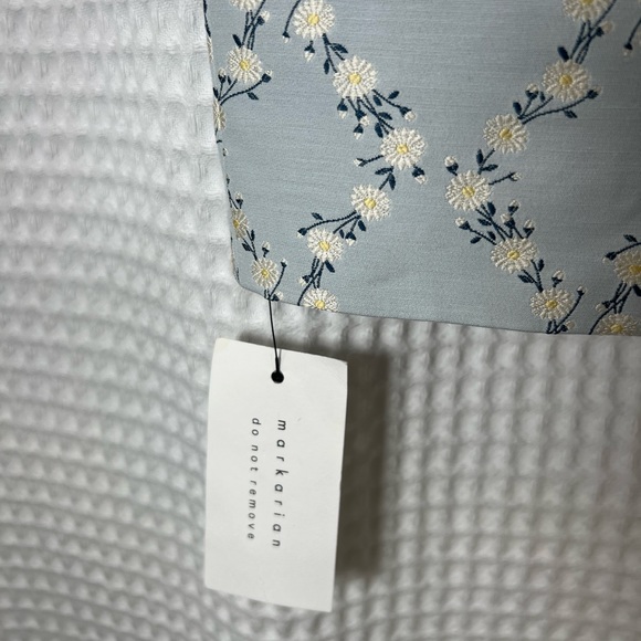 Markarian Edward Corset Blue Floral Print Midi Dress 2 NWT - Picture 7 of 12